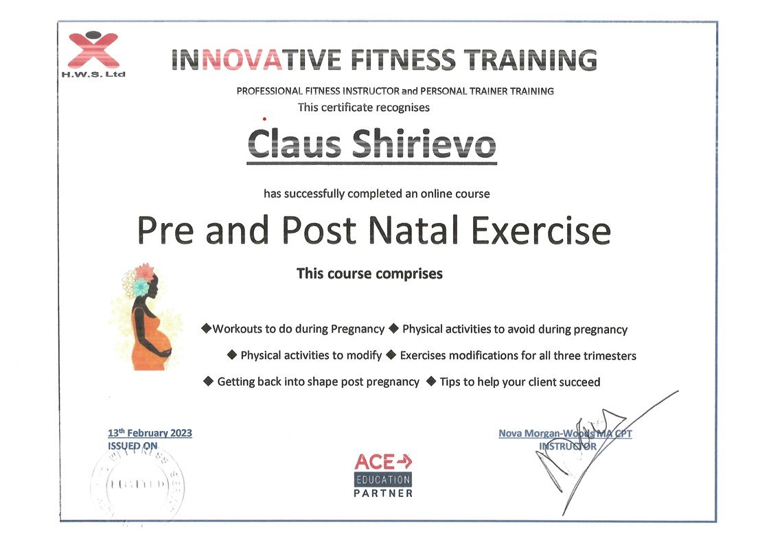 claus 1 certificate